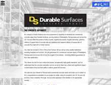 Tablet Screenshot of durablesurfaces.com